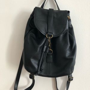 Genuine leather backpack